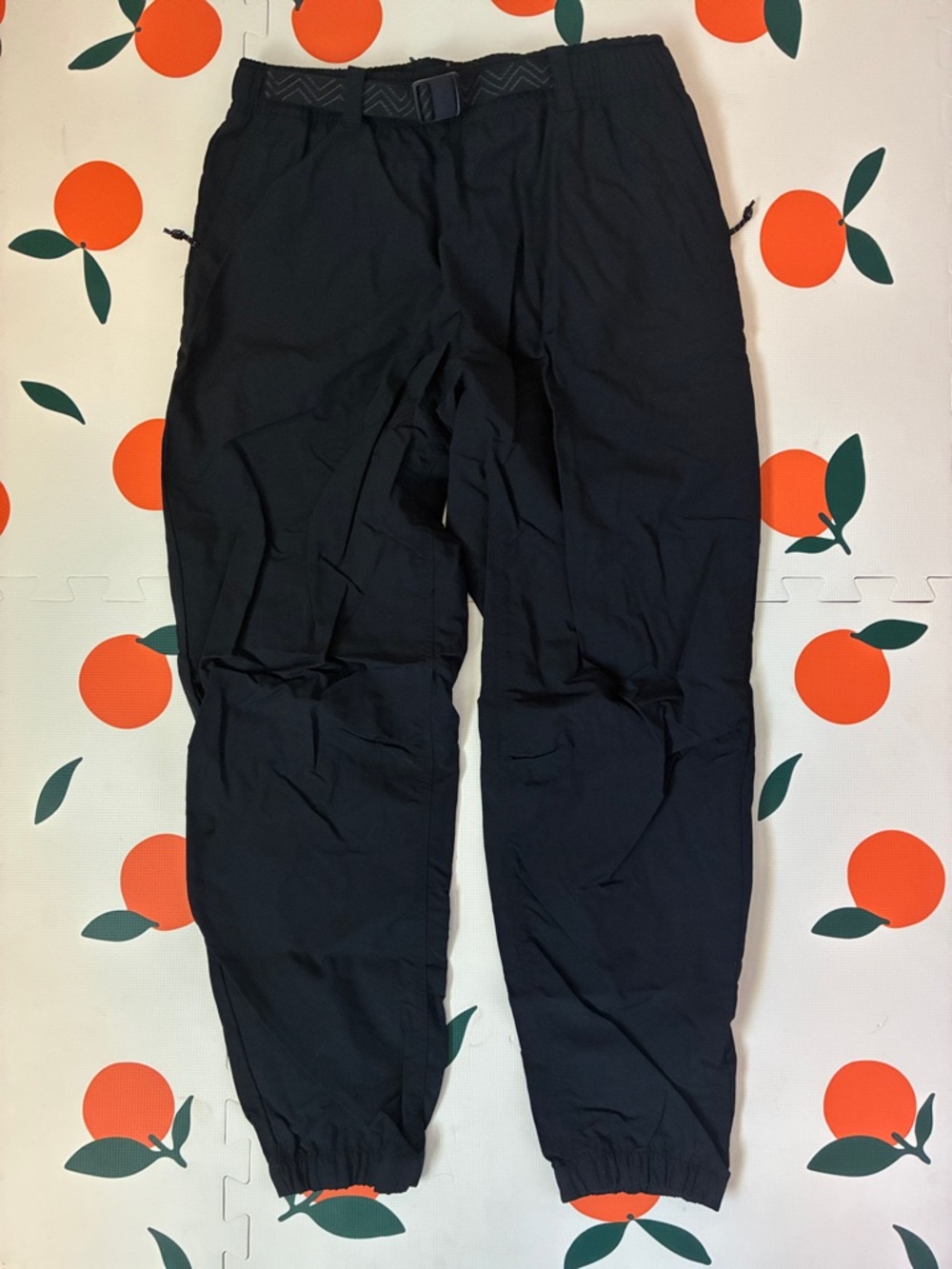 Mountain Hardwear Women's Black Track Joggers with Elastic Ankles